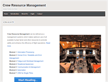 Tablet Screenshot of crewresourcemanagement.net